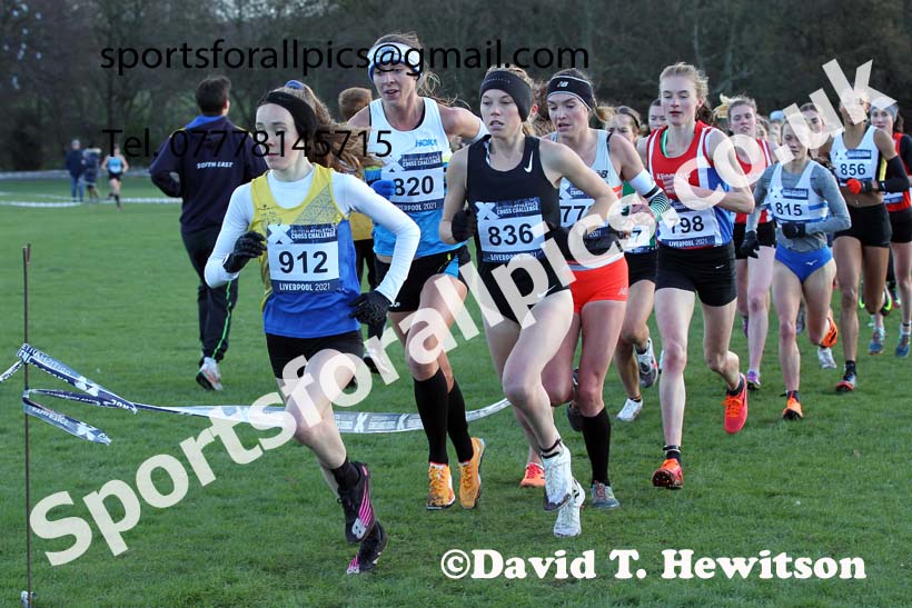 Senior Women and Under-23s, European Cross Country Championships Trials, Sefton Park, Liverpool. Photo: David T. Hewitson/Sports for All Pics